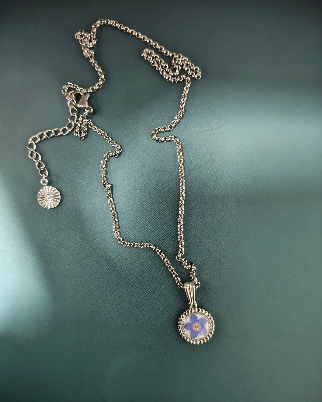 Collana AMAY con fiore "Non ti scordar di me (Myosotis)" - Unima Design