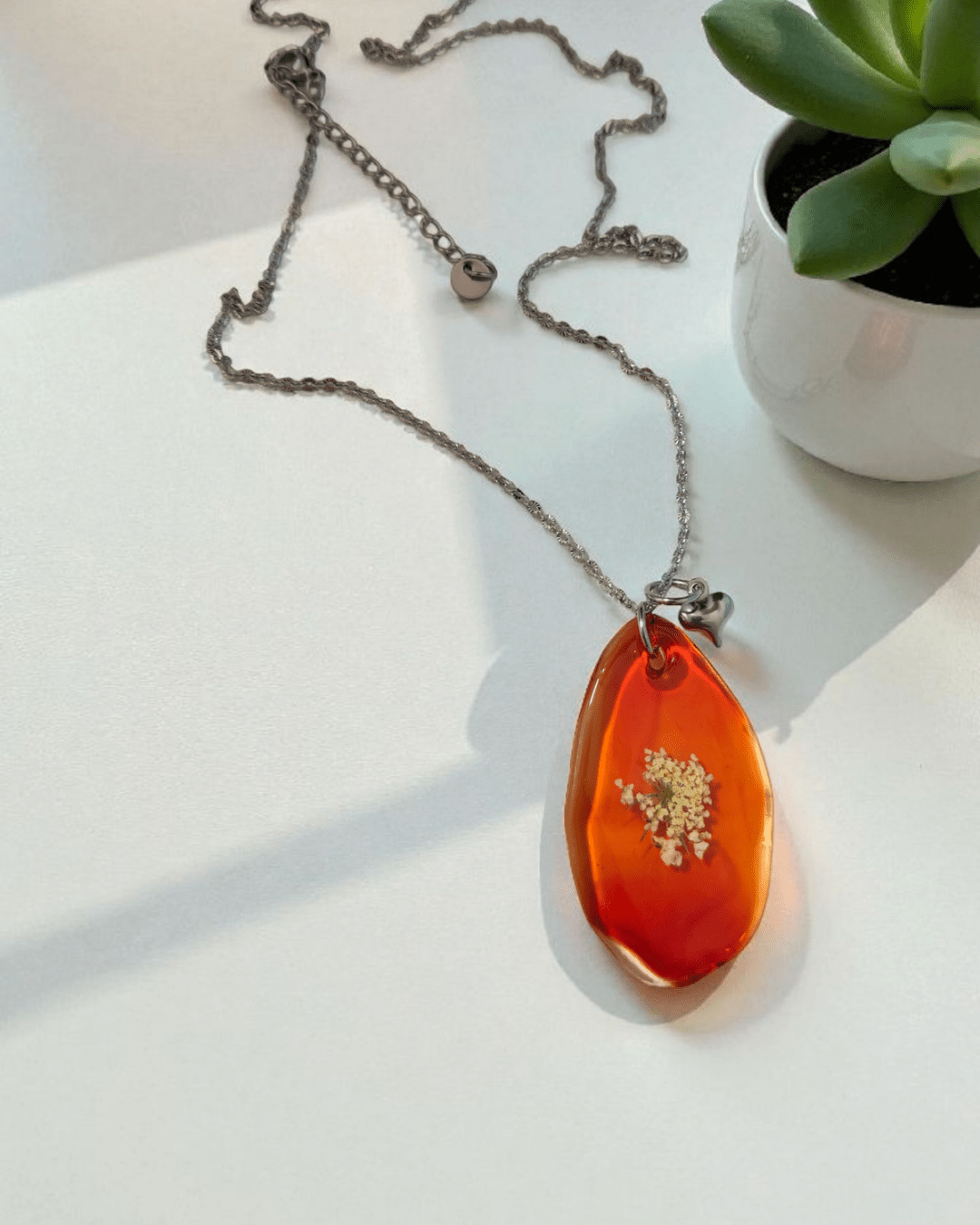 Collana AMALIS con vetro di Murano - Unima Design