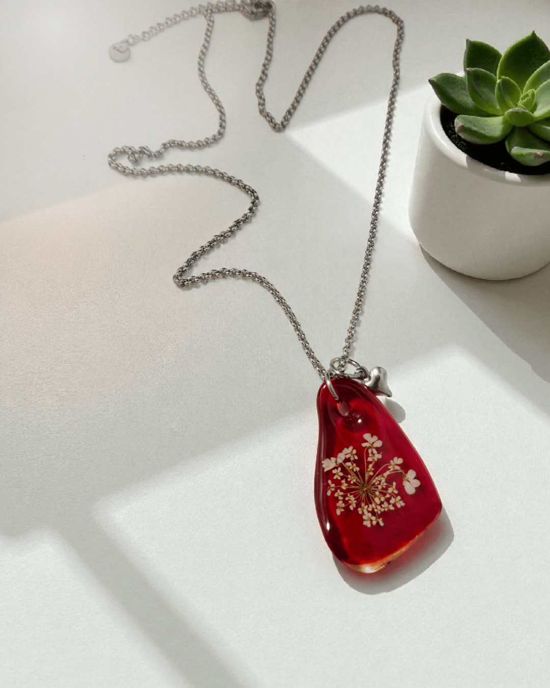 Collana AMALIS con vetro di Murano - Unima Design