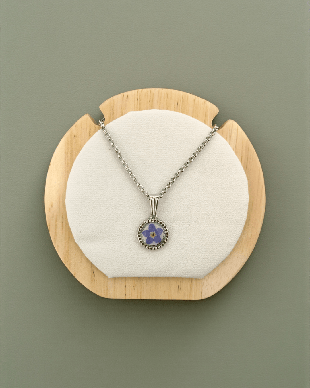 Collana AMAY con fiore "Non ti scordar di me (Myosotis)" - Unima Design