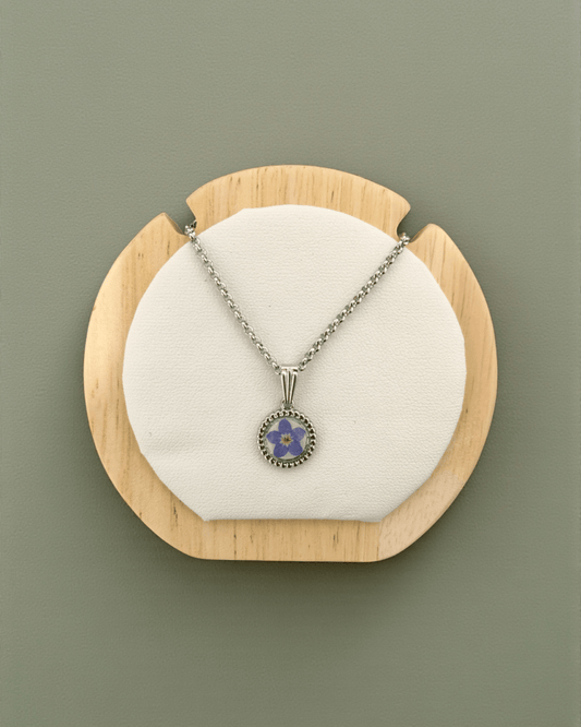 Collana AMAY con fiore "Non ti scordar di me (Myosotis)" - Unima Design
